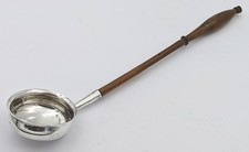 GEORGIAN SOLID SILVER & TURNED