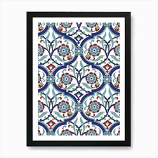 Turkish Tile Pattern — Iznik