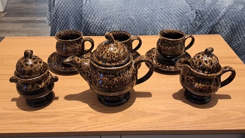 Fosters pottery cornwall brown - fosters,