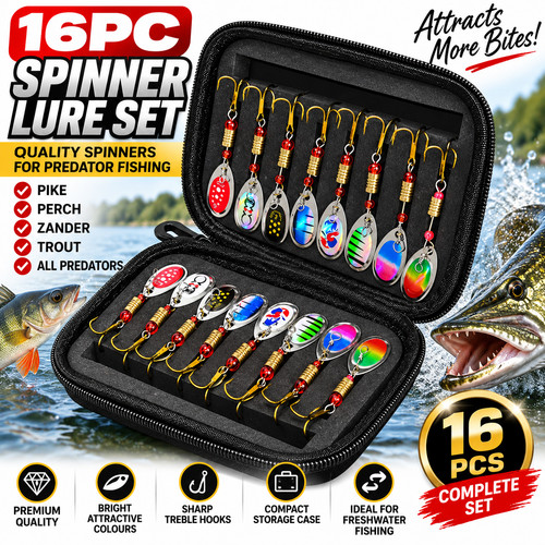 16pc pike fishing lure - 16pc,