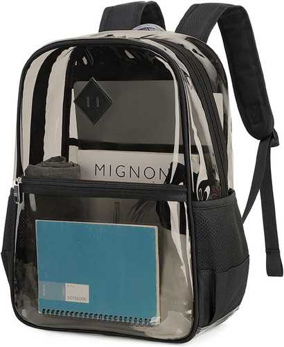 Clear backpack heavy - clear, backpack,