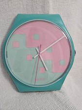 Swatch Maxi Wall Clock Pink