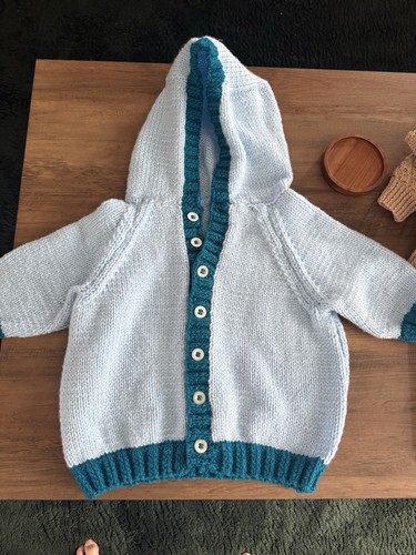 Toddler hooded knit cardigan - hooded,