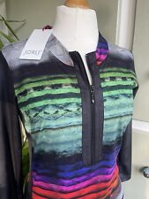 BNWT Fabulous JORLI Contemporary Styled Zip Neck Dress with Stretch sz 10