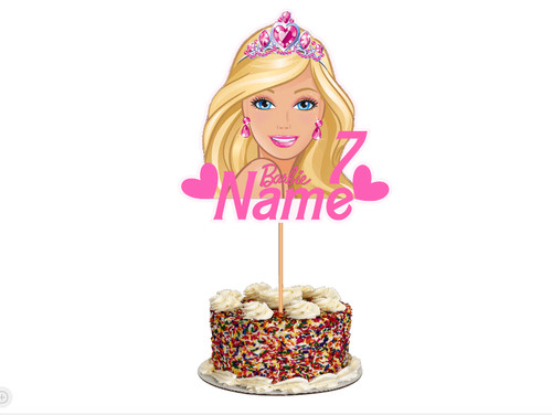Barbie cake topper - cake, /cake