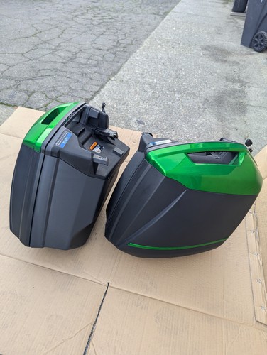 Green improved 30l saddlebags - 30l,