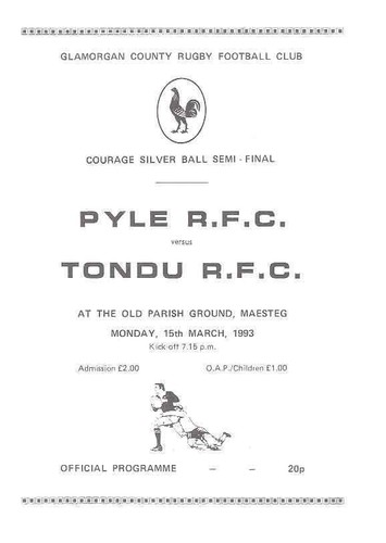 Pyle tondu mar 1993 - tondu,