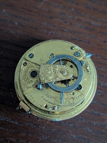 Verge fusee pocket fob - pocket, watch