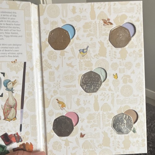 Royal mint beatrix potter - potter, 50p