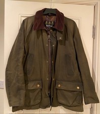 Barbour Ashby Wax Jacket Mens Size XL Olive Classic Countryside Coat
