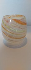 Hand Blown Art Glass Swirl