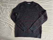 Oliver Bonas Ladies Green Sparkly Knit Jumper Long Sleeve Top Size 8