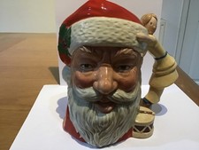 Large Royal Doulton Character Jug Santa Claus D6668 with Doll & Drum 