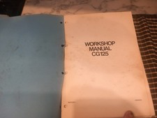 Honda CG125 factory workshop