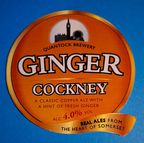 Quantock brewery ginger - brewery,