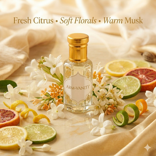 Floral citrus musk attar - citrus,