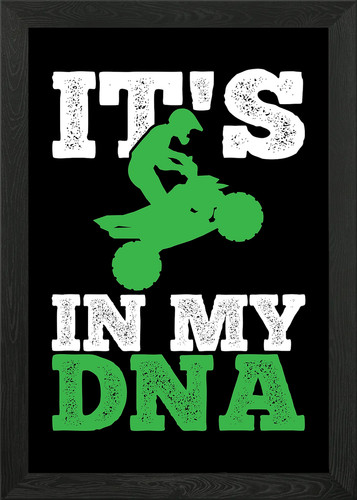 Quad biking - quad, framed