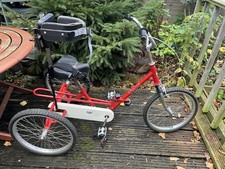 Theraplay TMX Trike Rehabilitation / disability Bicycle 3 wheel tricycle red 