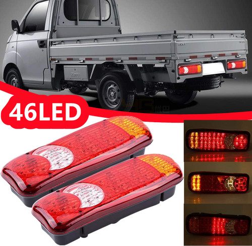 Led rear tail lights pair - led,