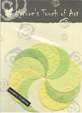 50 x Die Cut CIRCLES shapes/Mulberry Paper/Crafts/Cardmaking/Decoupage/Art