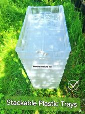 ✅4 X Extra Strong Stackable Plastic Tray, Crate, Box, Container-?FAST Delivery
