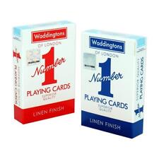 Waddingtons No.1 Classic Playing Cards Decks of Red/ Blue Poker Game