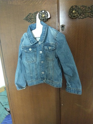 Girls blue denim jacket - girls,