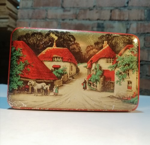 Vtg blue bird toffee empty - vtg,
