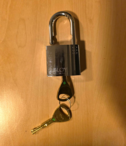Abloy 48mm keyed padlock - padlock, a