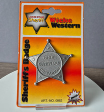 Lone Star Sheriff Metal Badge