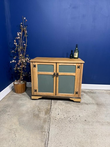 Vintage record cabinet oak - record,
