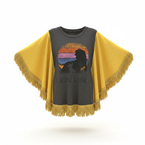 Disney lion king fringe poncho - fringe,