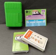 Monopoly Deal - Rare Shuffle Hard Green Case & Sealed ‘2024’ Cards & Game Guide