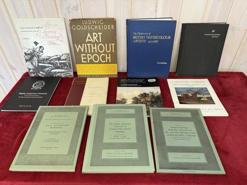 Vintage art books job lot - books,