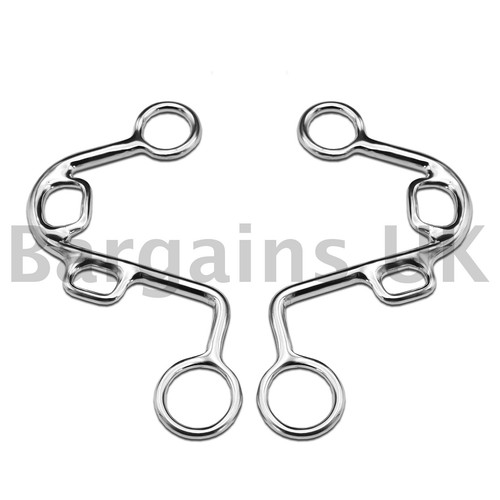 Hackamore shanks polished - s,