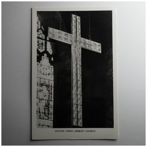 Ledbury church crystal cross - church,