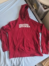 Weekend Offender Red Maroon