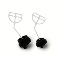 Chainsaw Fuel Cap + Oil Cap, Durable Plastic Replacement Parts