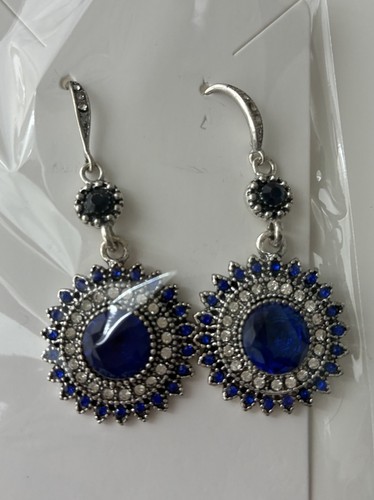 Stunning blue and - and, silver