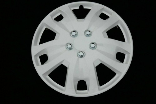 White wheel trims hub cap - white,