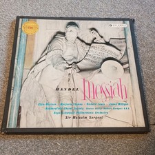 SAX 2308-2310 ED1 Handel Messiah Sir Malcolm Sargent 3xLP box Columbia 1st BS EX