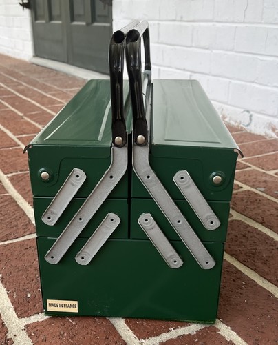 Vintage green metal cantilever - vintage,