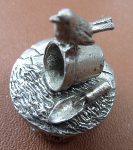 Pewter box rice - pewter, by