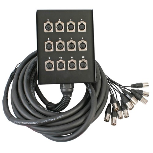 Audio multicore xlr 10m - 12/0,