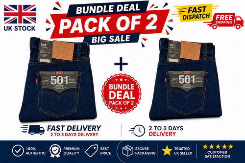 Levis 501 mens denim - 501,