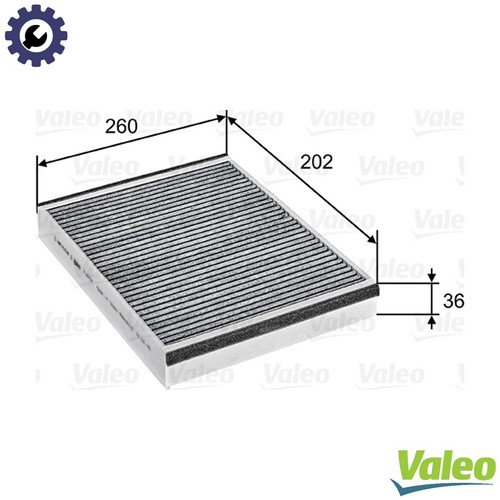 Filter cabin air 715757 for - 715757,