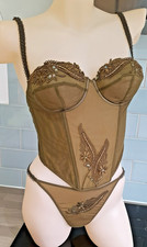 Janet Reger London Sheer Olive