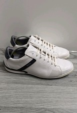 Hugo Boss White Leather