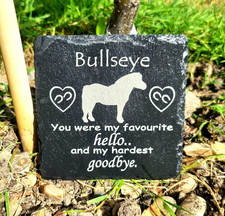 Horse memorial slate