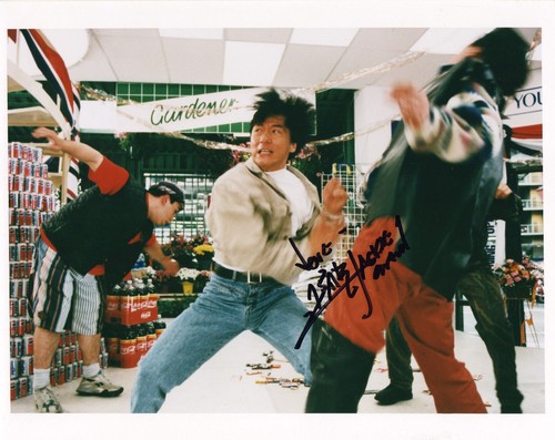 Jackie chan autograph - jackie,
